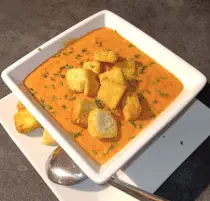 Enjoy creamy tomato soup in the Northwoods