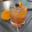 Tasty brandy old fashioned